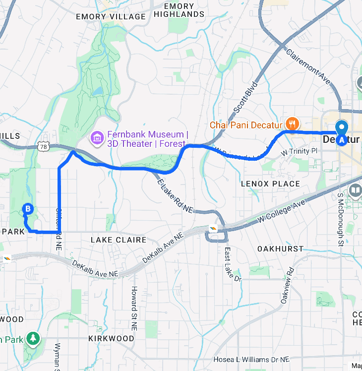Beloved USA Walk Map